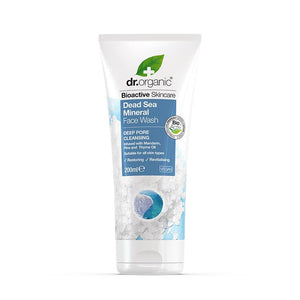 Detergente viso purificante ai sali del Mar Morto Dr Organic