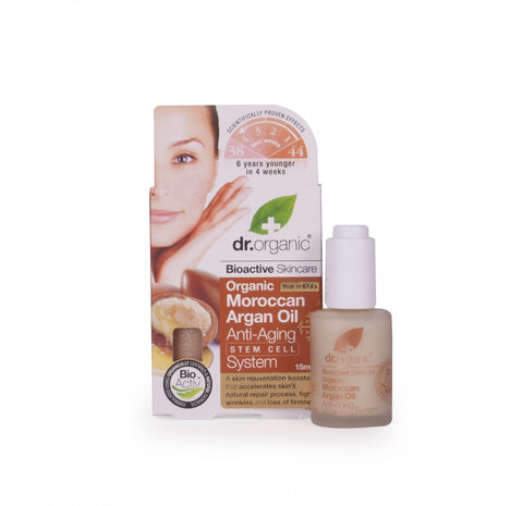 Siero antiage alle cellule staminali all'Olio di Argan - Dr Organic