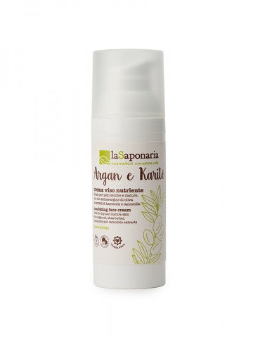 Crema viso nutriente - ARGAN E KARITE' La Saponaria