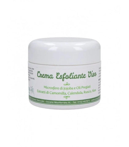 Crema esfoliante viso con microsfere vegetali di jojoba Antos